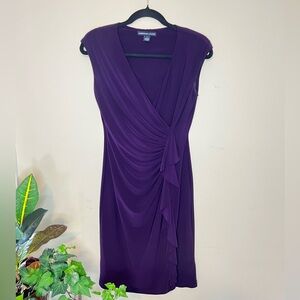 American Living Deep Purple Midi Dress